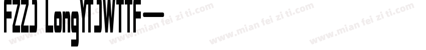 FZZJ LongYTJWTTF字体转换